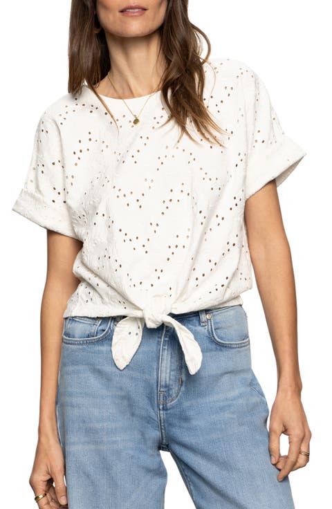 All Day Eyelet Embroidery T-Shirt
