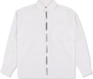 PLEASURES Impact Graphic Button-Up Shirt