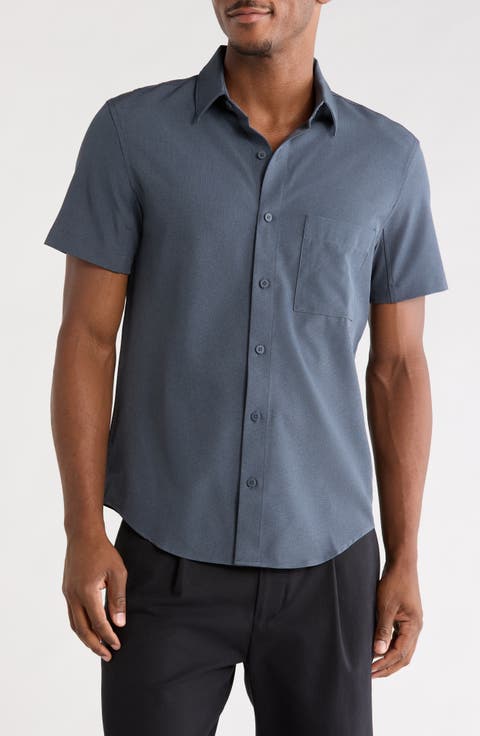 Ripstop Commuter Short Sleeve Button-Down Shirt