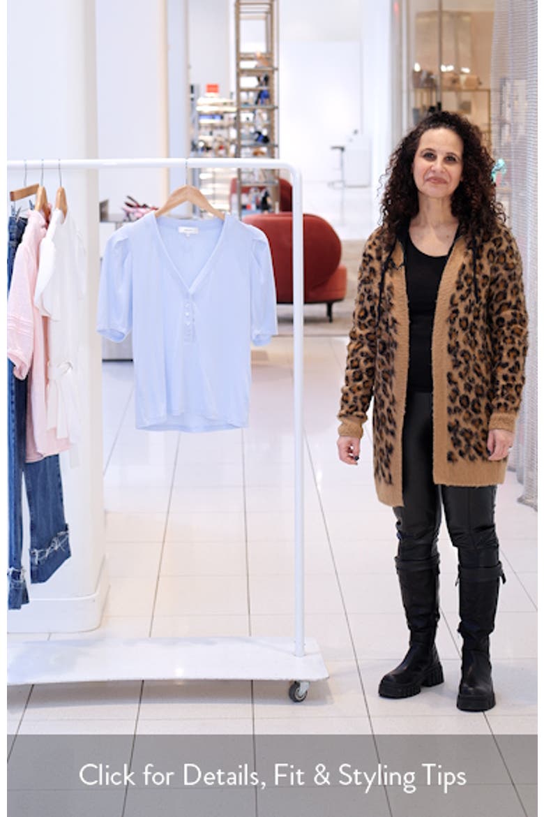 Rib Ruched Henley video