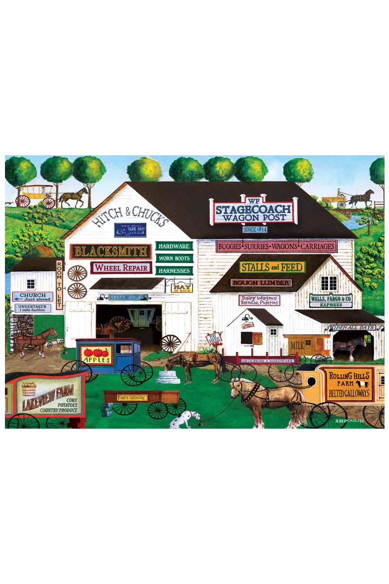 Free Wheeling 500 Piece Jigsaw Puzzle, Alternate, color, Multicolor