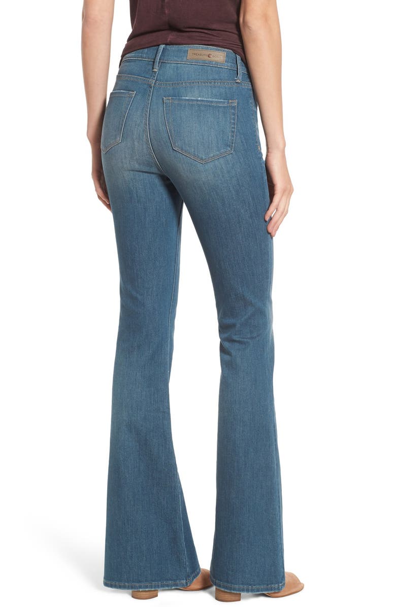 Treasure & Bond Treasure&Bond High Rise Skinny Flare Jeans, Alternate, color,