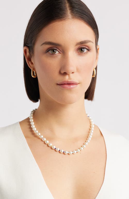 Nordstrom Faux Pearl Necklace In White