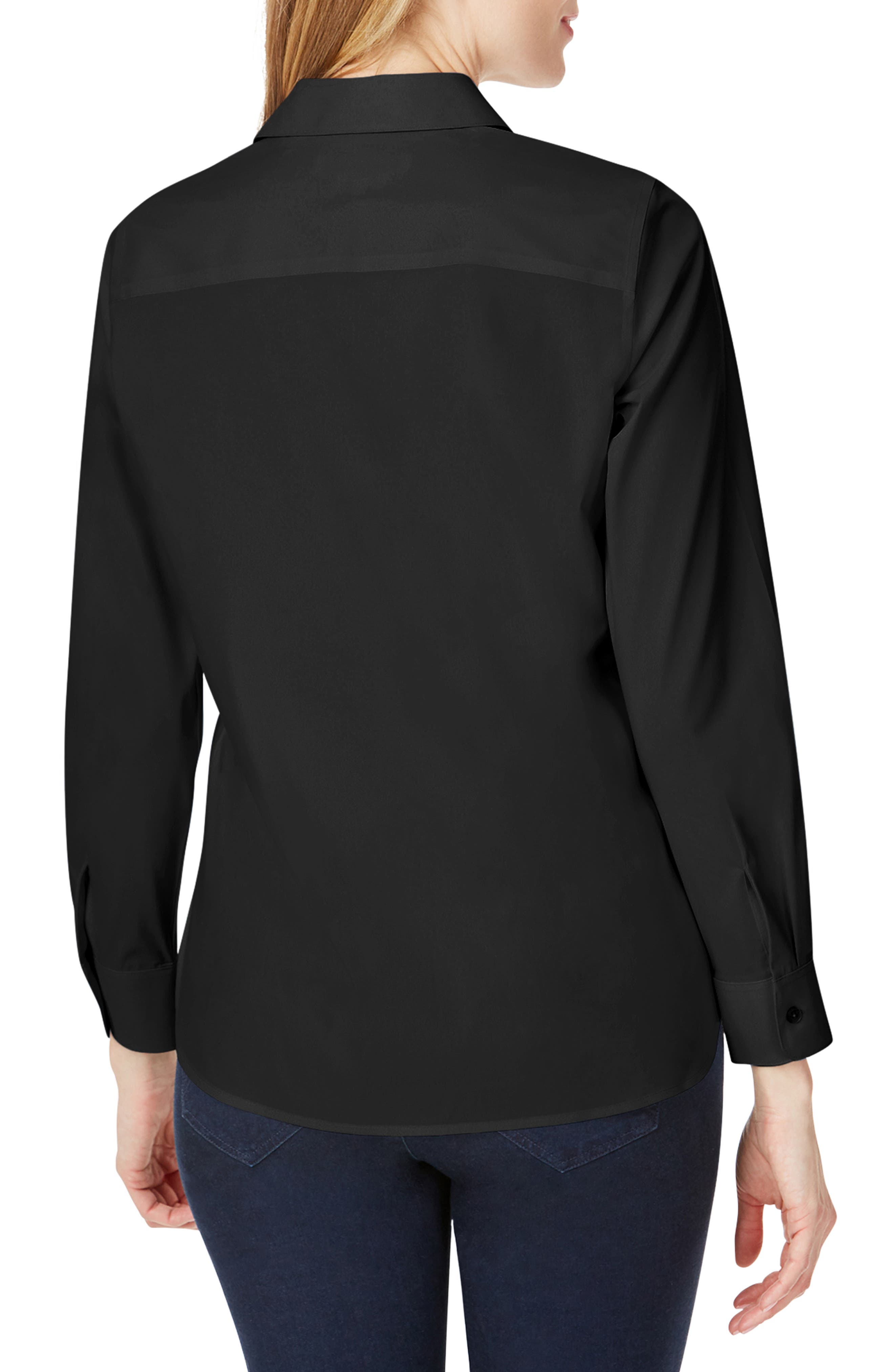 Kylie Non-Iron Cotton Button-Up Shirt - image 2