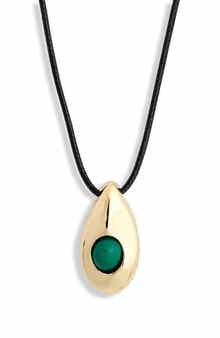 Teardrop Pendant Necklace