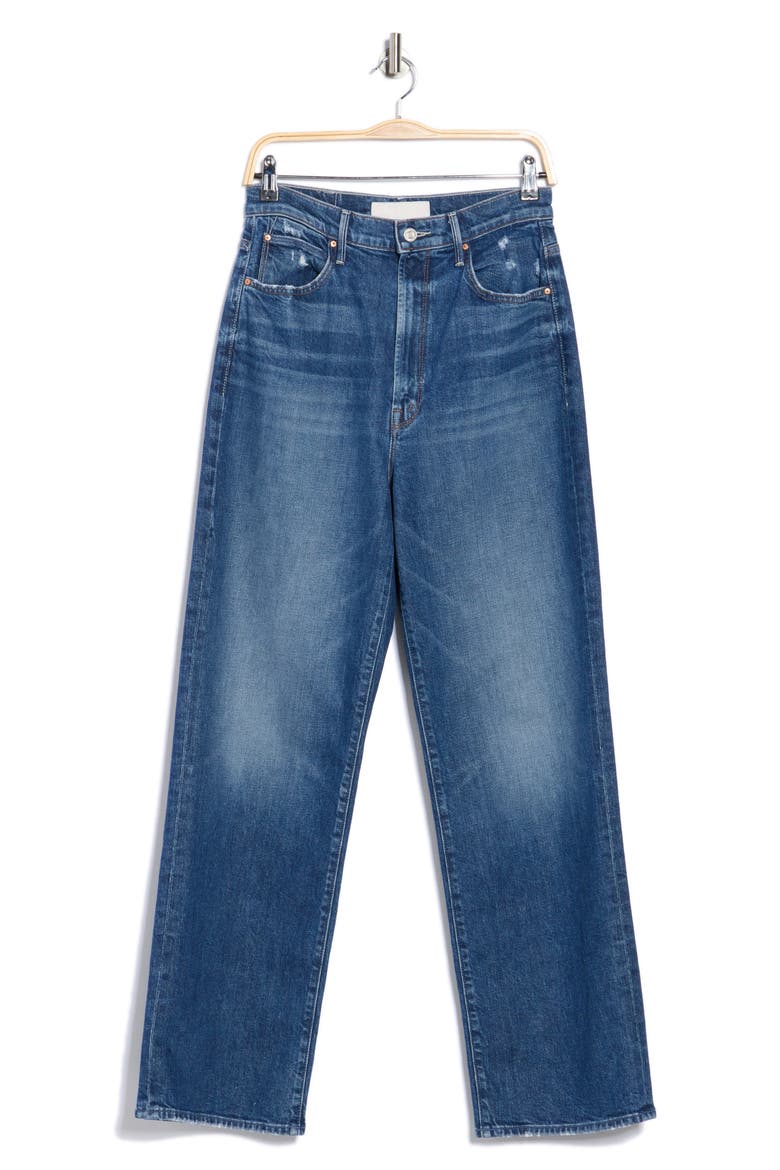 Tunnel Vision Sneak High Waist Relaxed Straight Leg Jeans, Alternate, color, MILE HIGH