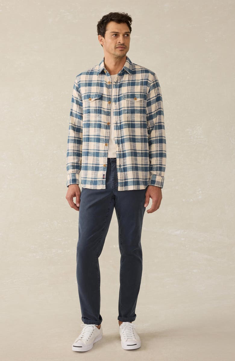 Faherty Mill Creek Flannel Overshirt, Alternate, color,