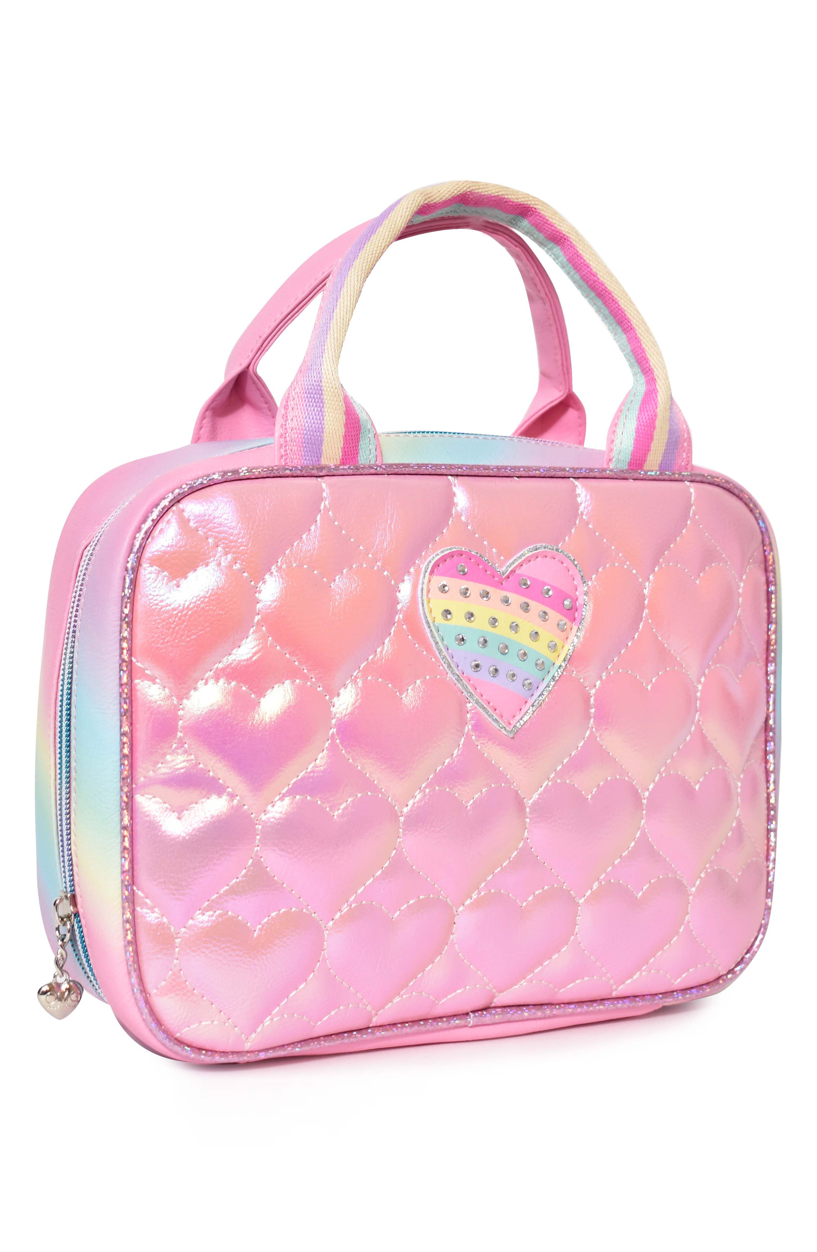 OMG Accessories Kids' Heart Lunch Bag, Alternate, color, 