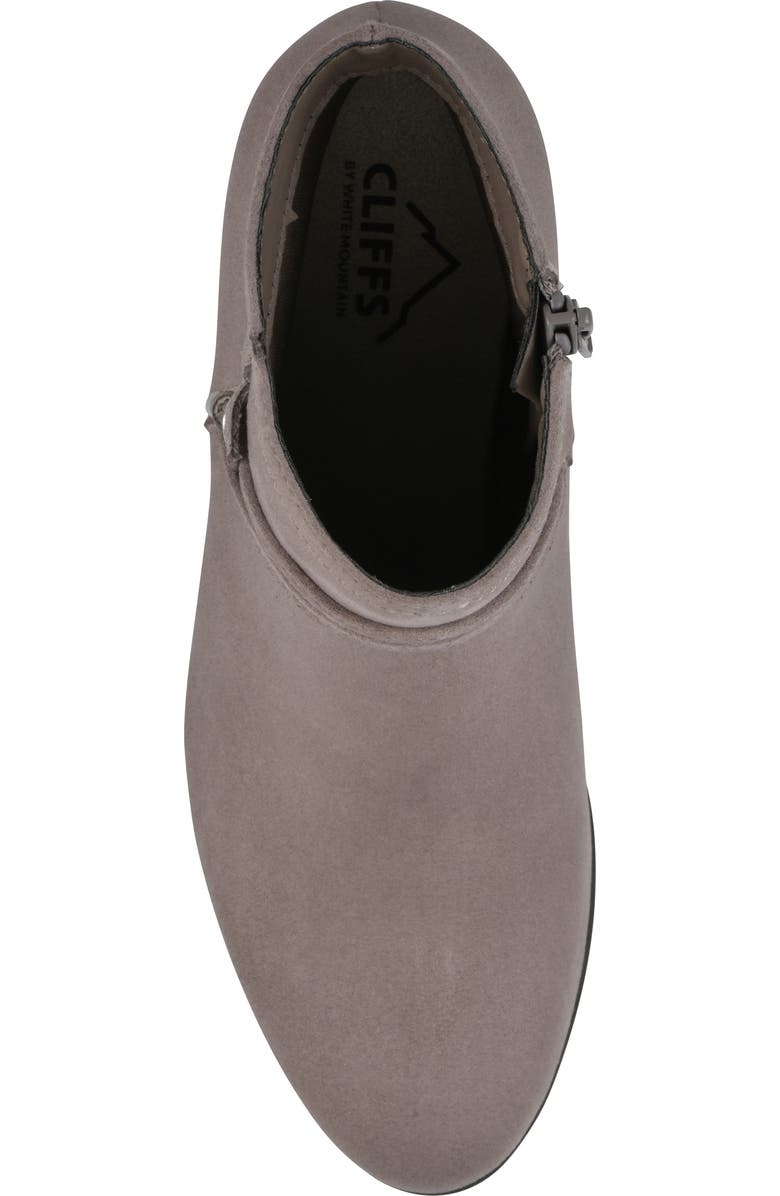CLIFFS BY WHITE MOUNTAIN Angelo Bootie, Alternate, color, Grey Taupe Fabric