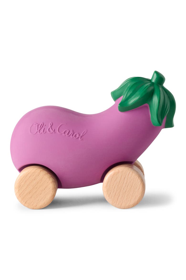 Emma the Eggplant Toy Car, Main, color, PURPLE