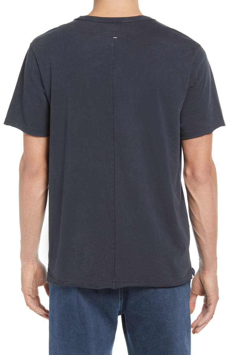 rag & bone Miles Organic Cotton Pocket T-Shirt, Alternate, color, Dark Grey