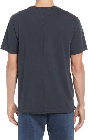 【関税込み】rag & bone ネイビー Miles Tシャツ Rag & Bone Miles Cotton T-shirt | Blue | FARFETCH AZ