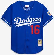 Mitchell & Ness Men's Mitchell & Ness Hideo Nomo Royal Los Angeles Dodgers Big & Tall Cooperstown Collection Mesh Batting Practice Jersey