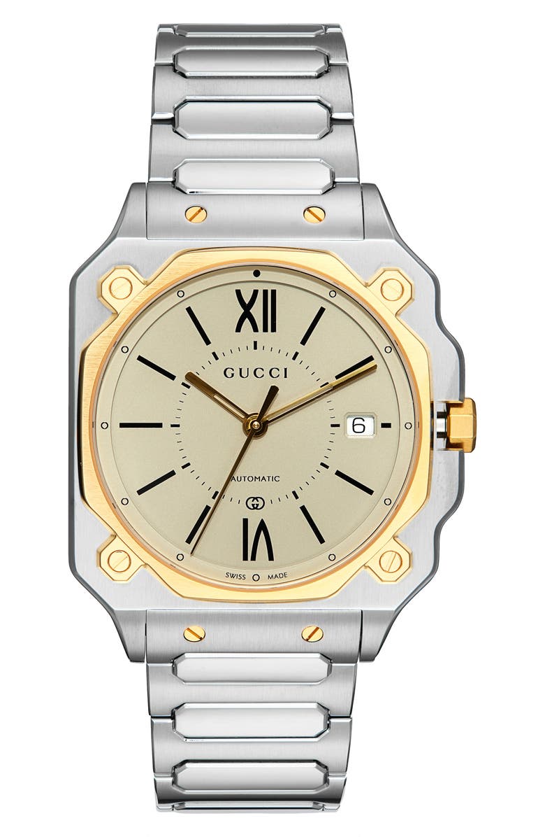 Gucci G-Flat Bracelet Watch, 36mm, Main, color, 