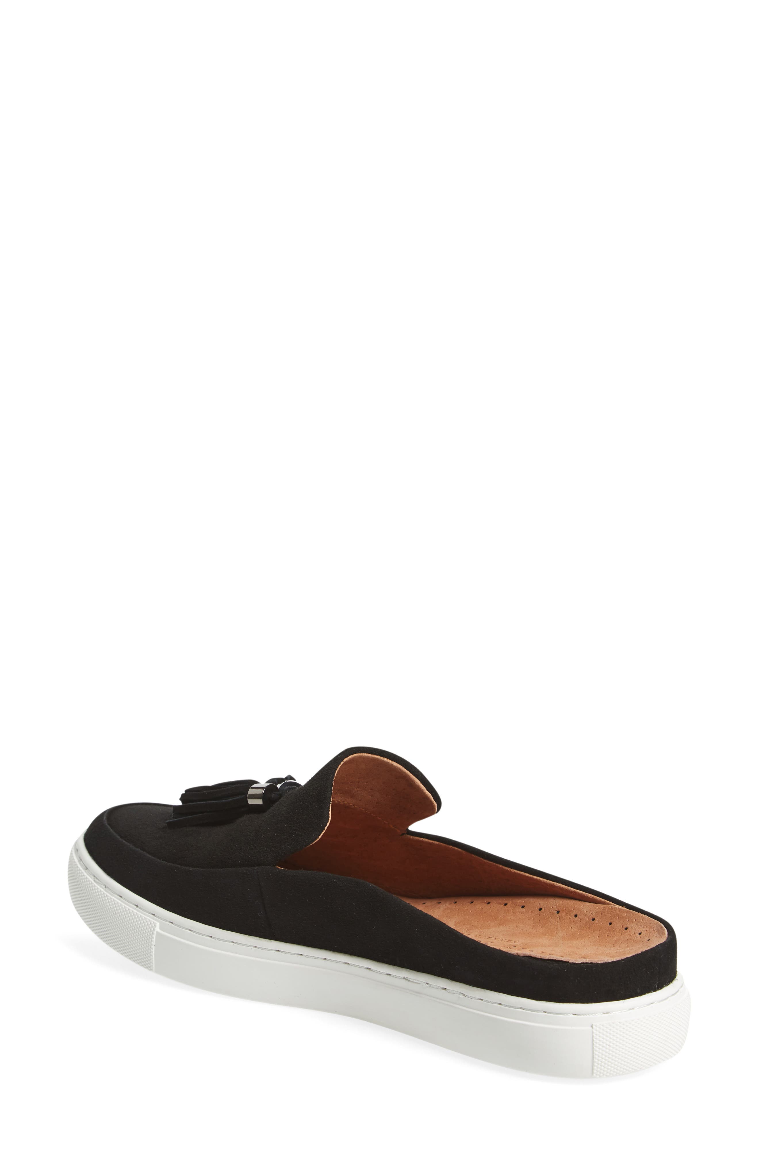 by Kenneth Cole Rory Loafer Mule Sneaker, Alternate, color, BLACK SUEDE