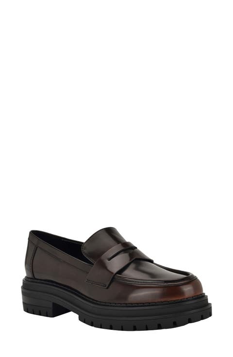 Grant Lug Sole Penny Loafer (Women)