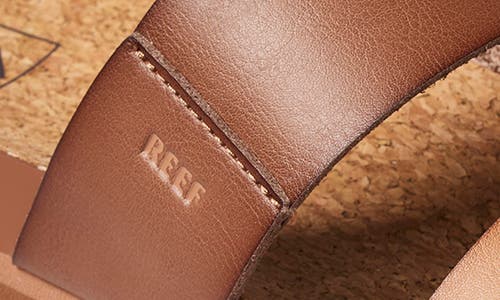 Reef Cushion Vista Hi Platform Slide Sandal In Espresso Duo
