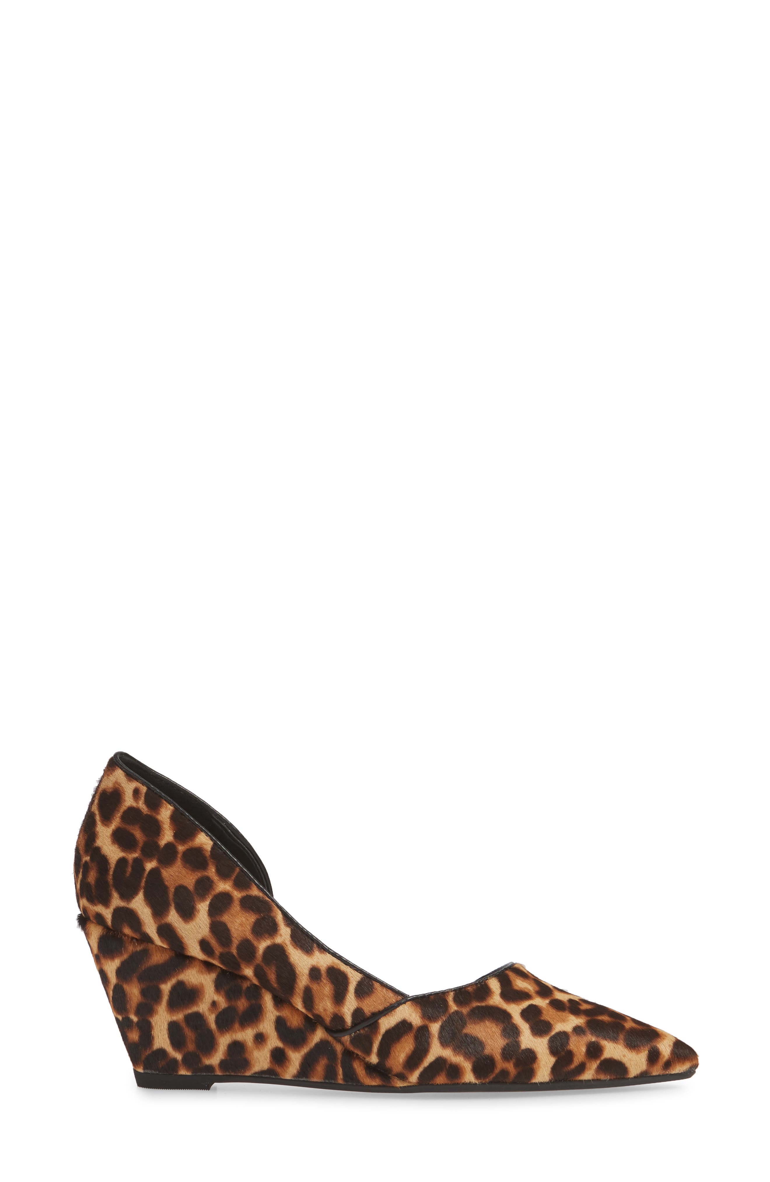 Kenneth Cole New York 'Ellis' Half d'Orsay Wedge Pump, Alternate, color, 