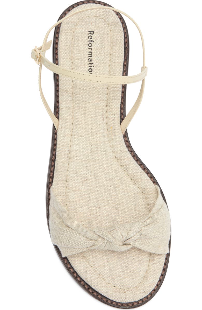 Reformation Cassidy Knot Sandal, Alternate, color,