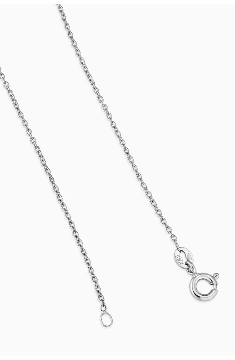 Oradina Sterling Silver Eternal Knot Pendant Necklace, Alternate, color, Silver