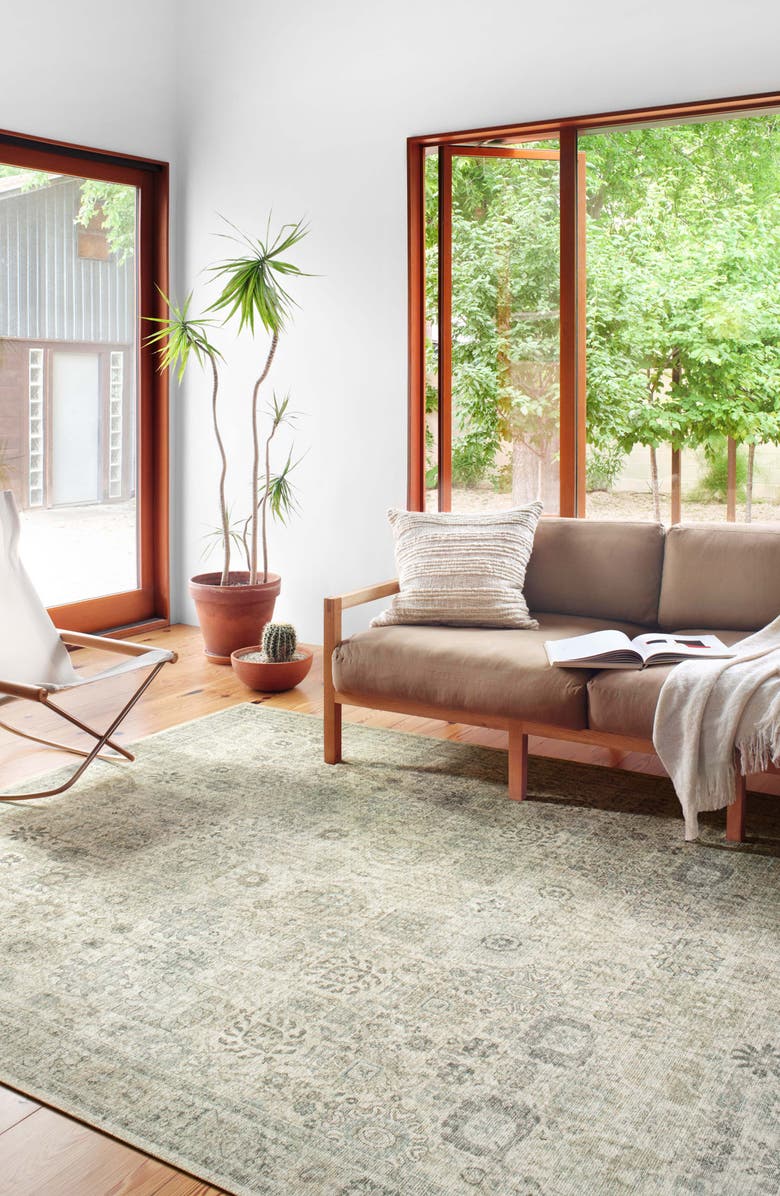 LOLOI II Skye Accent Rug - Natural / Sage, Alternate, color, 