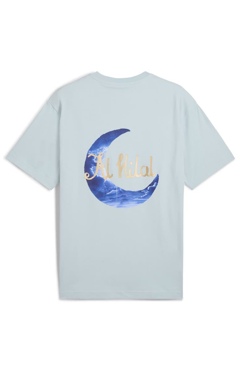 PUMA Men's Puma x KidSuper Blue Al Hilal 2025 FIFA Club World Cup Graphic T-Shirt, Alternate, color, Blue