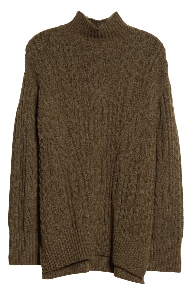 Vince Cable Extrafine Merino Wool Blend Mock Neck Sweater, Alternate, color,