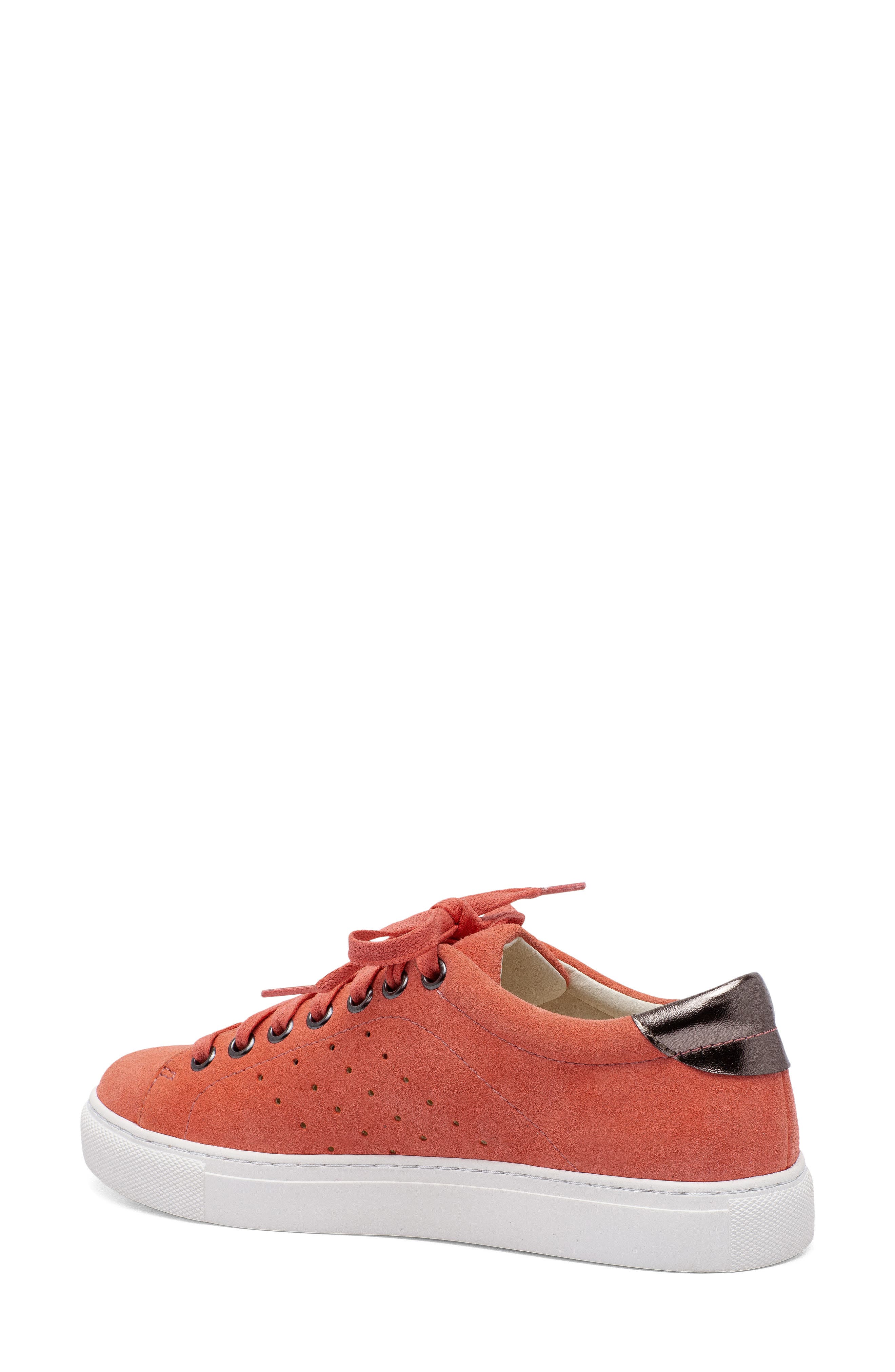 Bright Sneaker, Alternate, color, CORAL SUEDE
