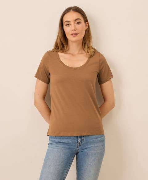 Organic Cotton Softspun Scoop Neck Tee