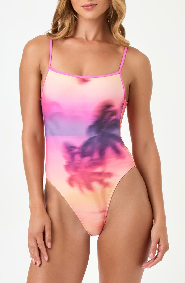LSPACE Holly One-Piece Swimsuit, Main, color, Island Hopper