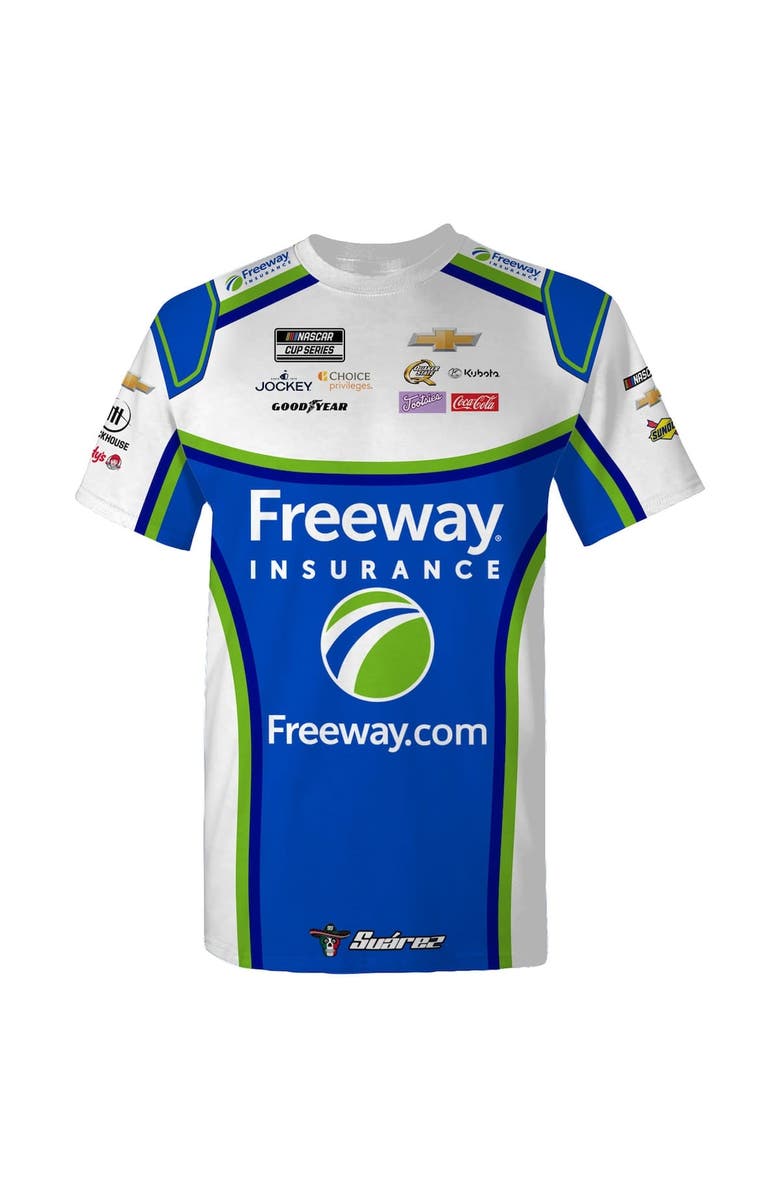 Trackhouse Racing Team Collection Men's Trackhouse Racing Team Collection Blue Daniel Suarez Freeway Uniform T-Shirt, Alternate, color,