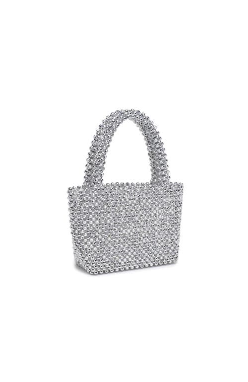 Moda Luxe Donna Evening Bag In Silver