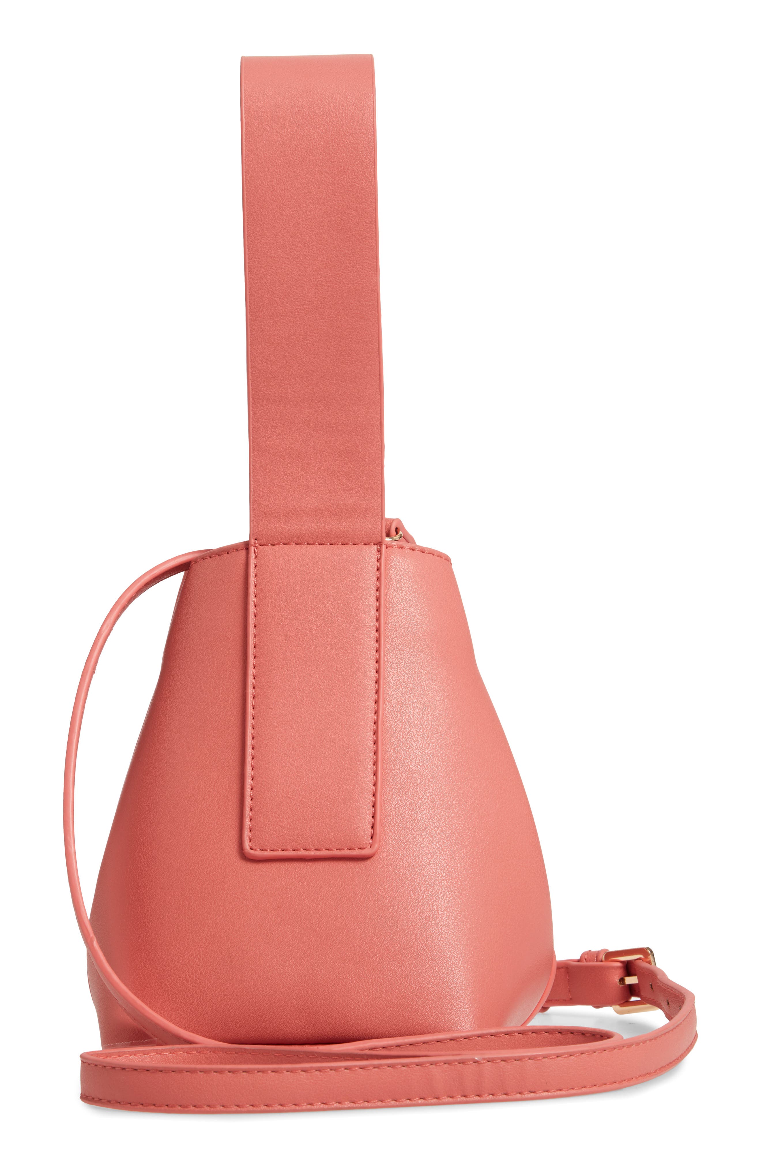 Bridget Vegan Leather Mini Bag, Alternate, color, SALMON PINK