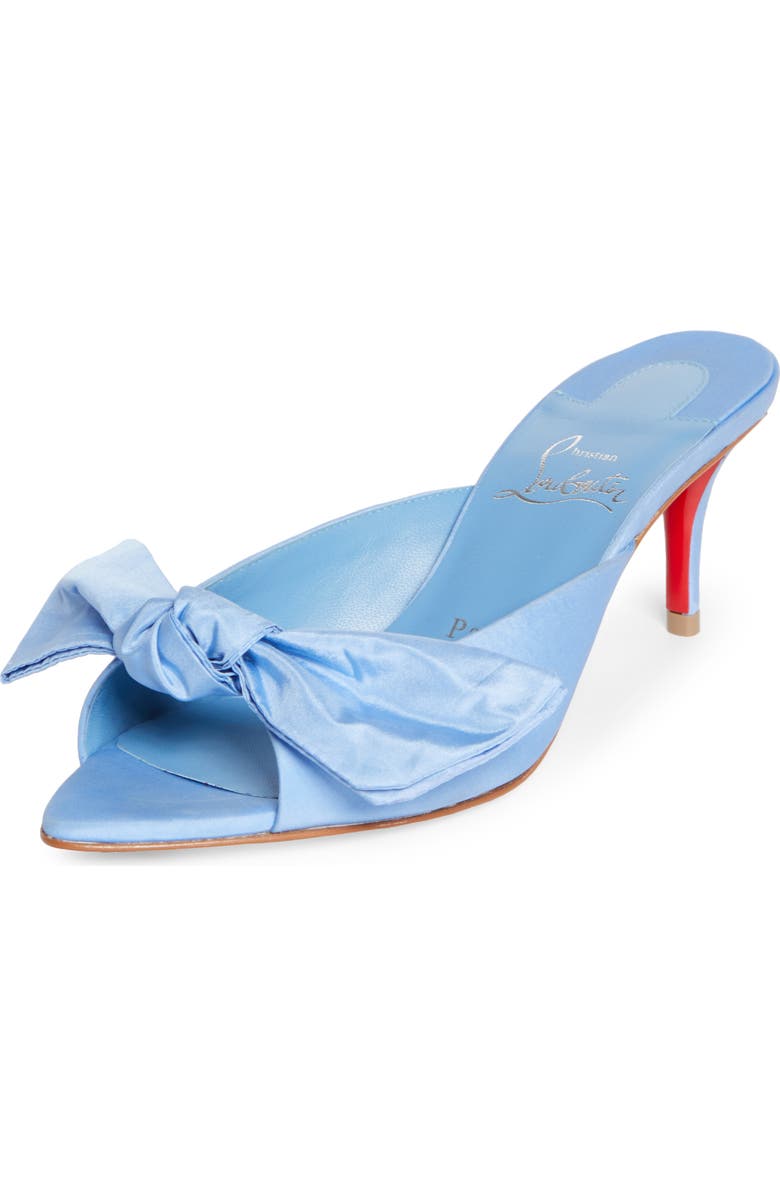 Christian Louboutin Mulazee Slide Sandal, Main, color, Ceruleo/ Lin Ceruleo