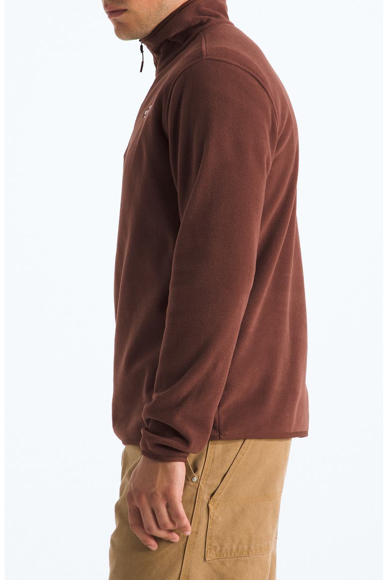 Glacier Fleece Quarter Zip Pullover, Alternate, color, EMBER SOIL