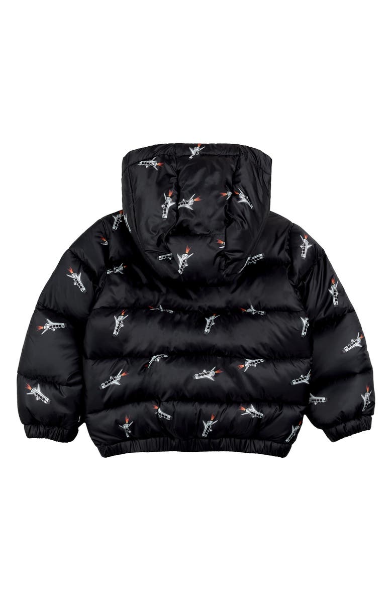 MILES THE LABEL Kids' Quilted Hooded Jacket, Alternate, color, 