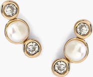 YOJ Malvo Mini Pearl Stud Earring in Gold