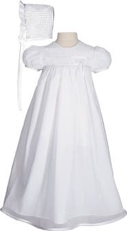 Little Things Mean a Lot Christening Gown & Hat Set