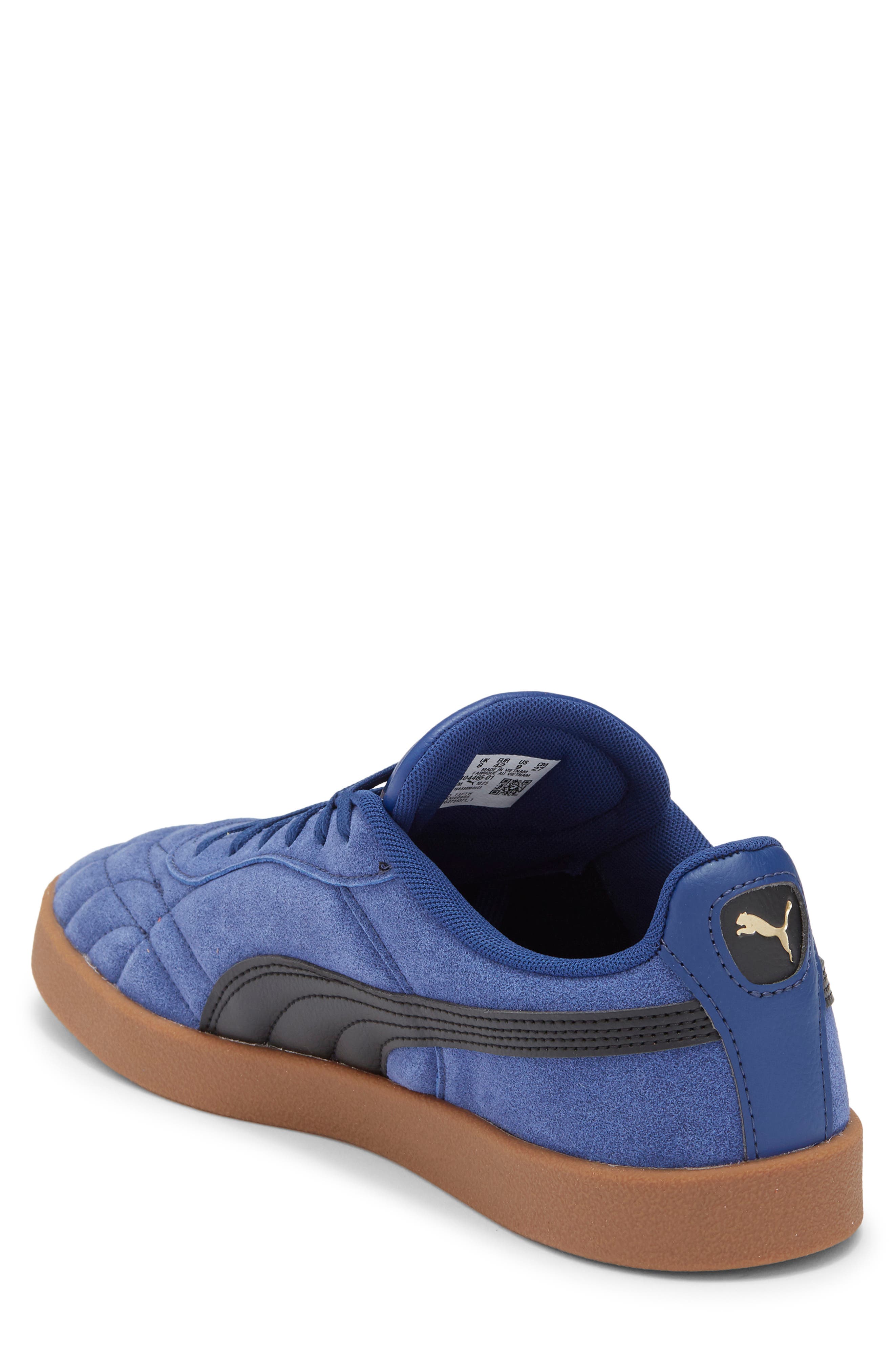 PUMA Club II Indoor Sneaker, Alternate, color, Blue Jewel/ Puma Black