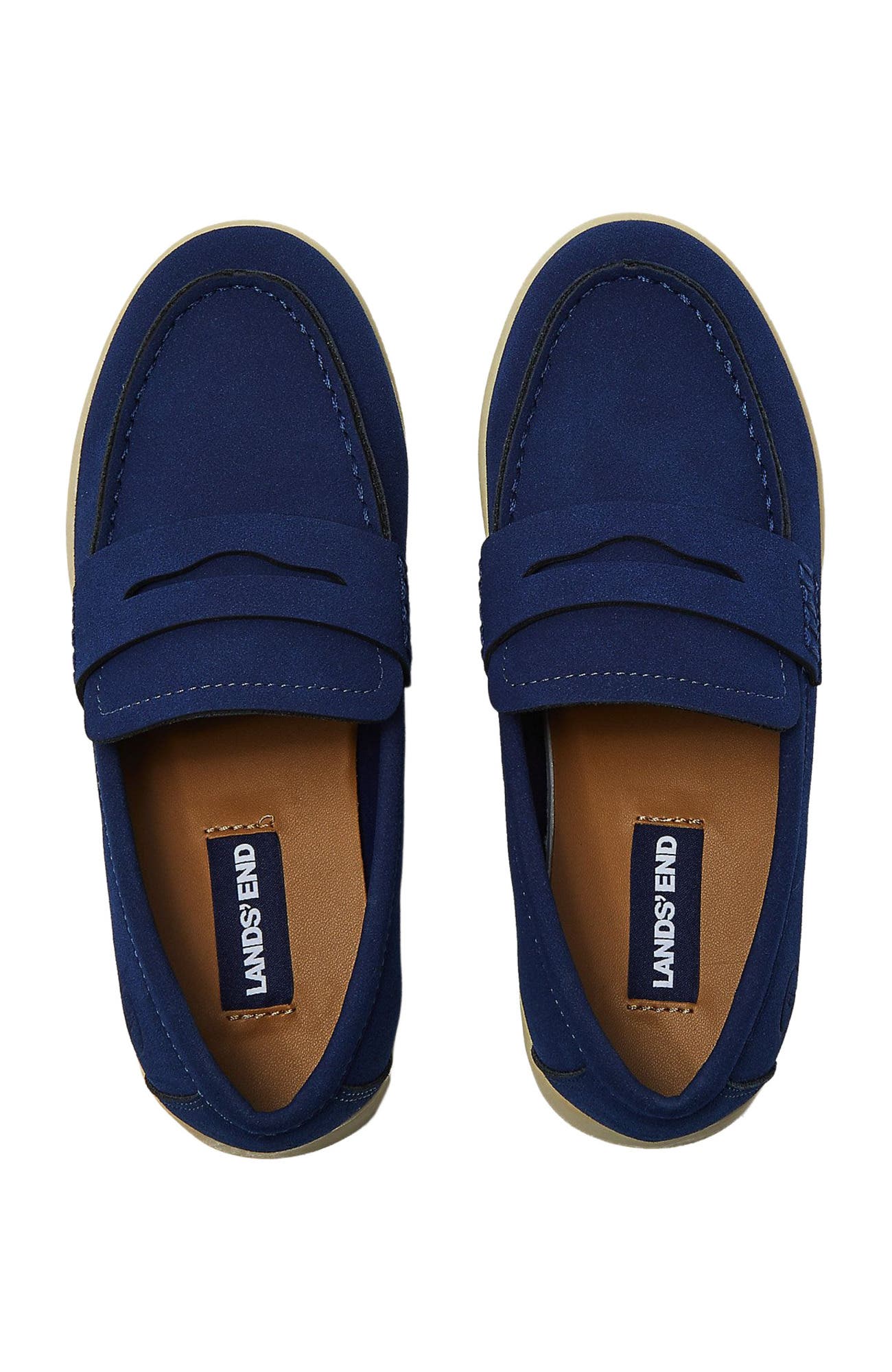 Kids Slip On Everyday Penny Loafer, Alternate, color, Deep Sea Navy