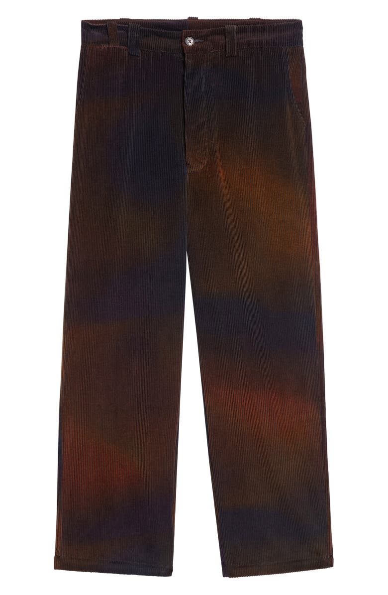 The Elder Statesman Norm Ombré Corduroy Pants, Alternate, color, Midnight