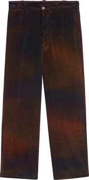 The Elder Statesman Norm Ombré Corduroy Pants