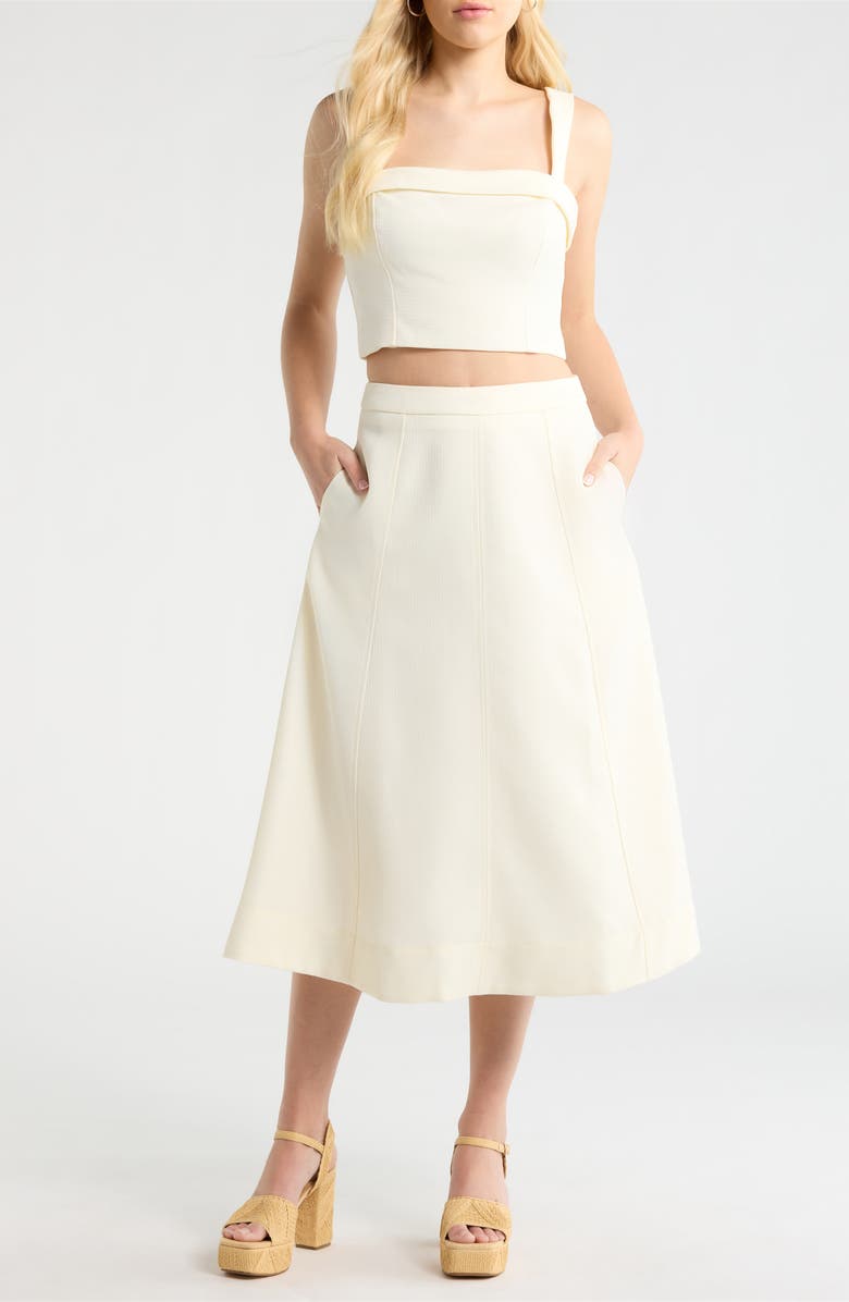 ASTR the Label Kinslee Skirt, Main, color, Off White