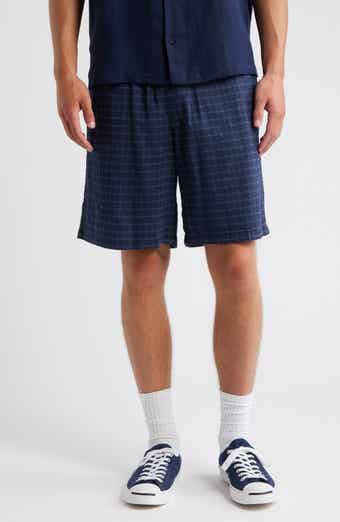 Topman Blue Check Flannel Shorts