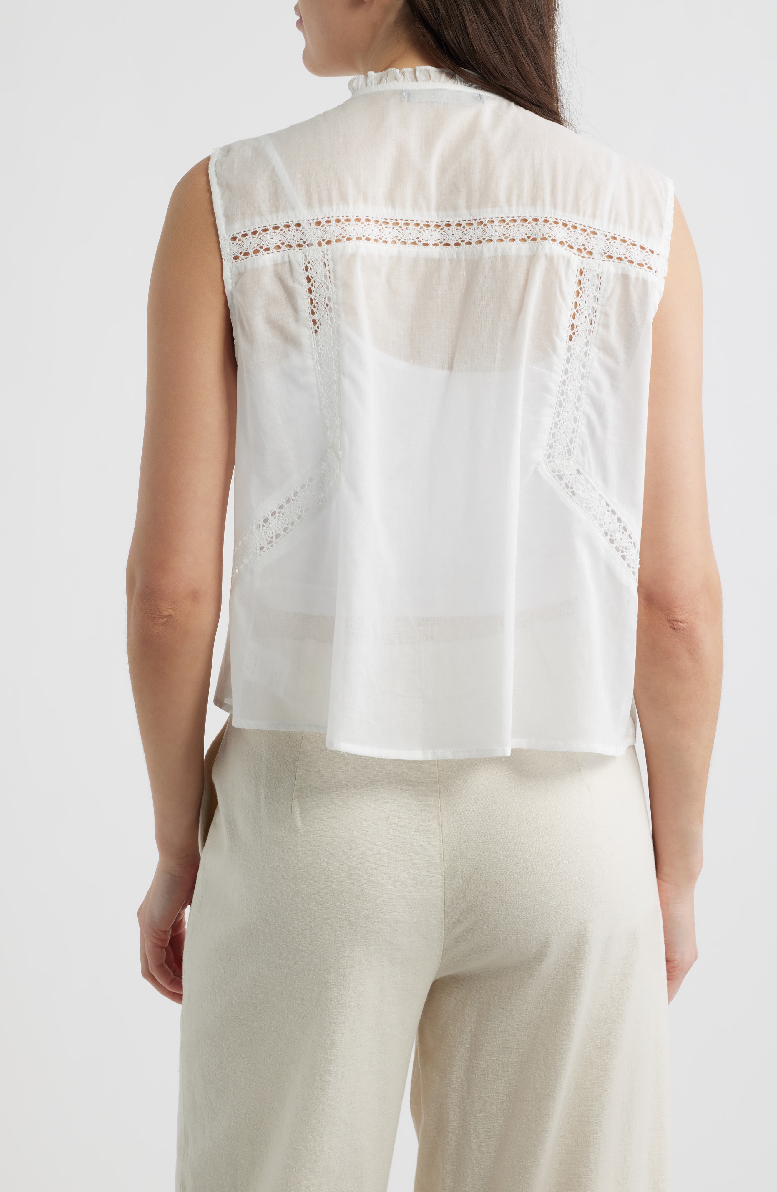 Rodas Lace Sleeveless Top - image 2