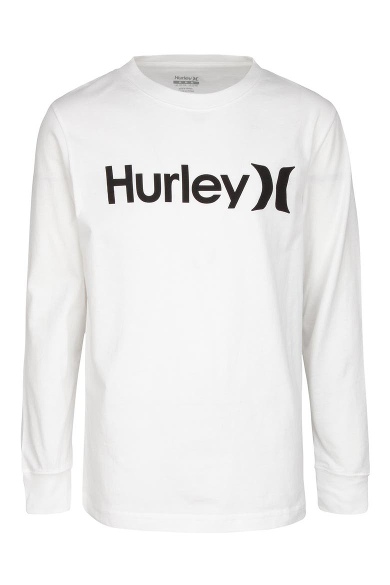 Long Sleeve T-Shirt, Main, color, 001WHITE
