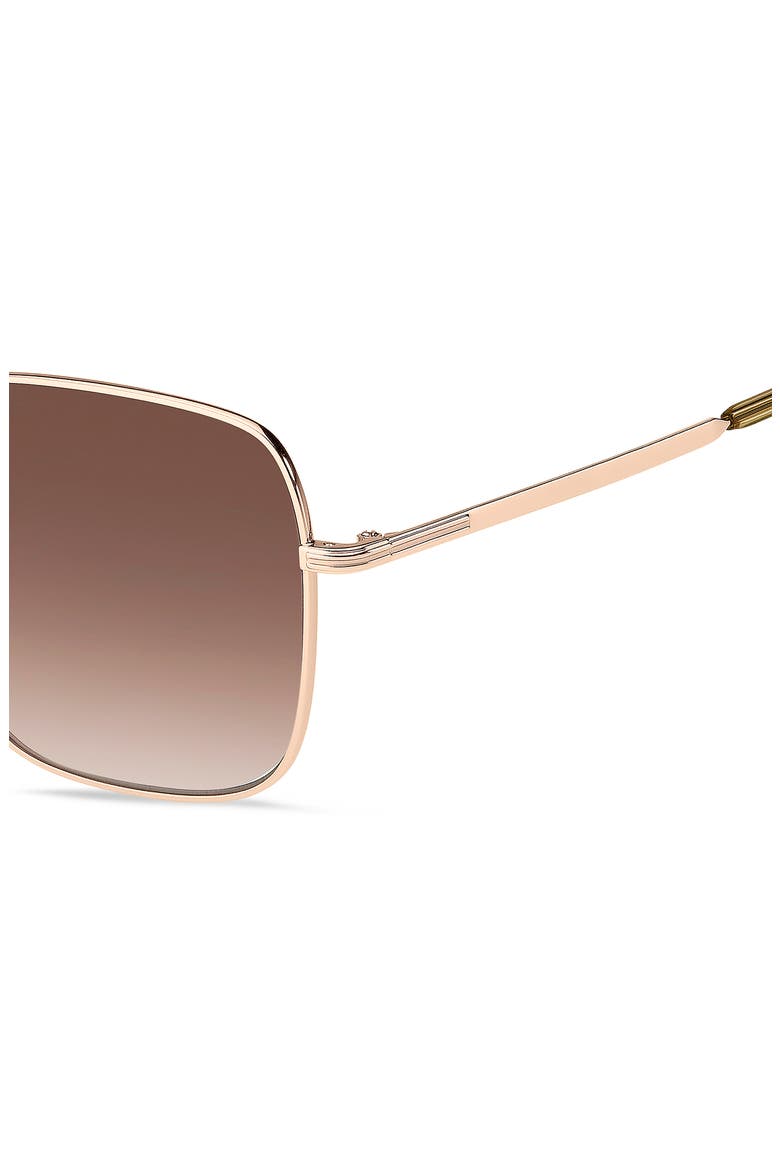 59mm Square Sunglasses, Alternate, color, ROSE GOLD