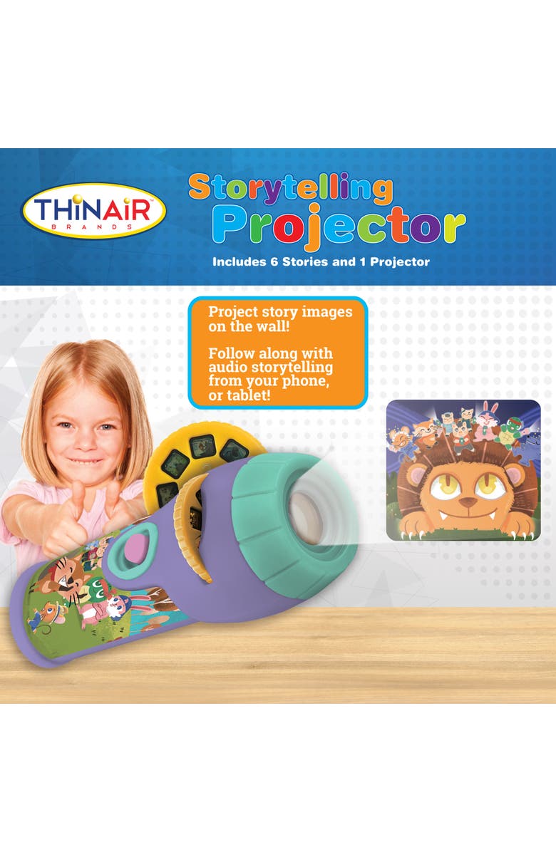 Playful Minds Storytelling Projector, 6 Stories, 12 Slides, Alternate, color,