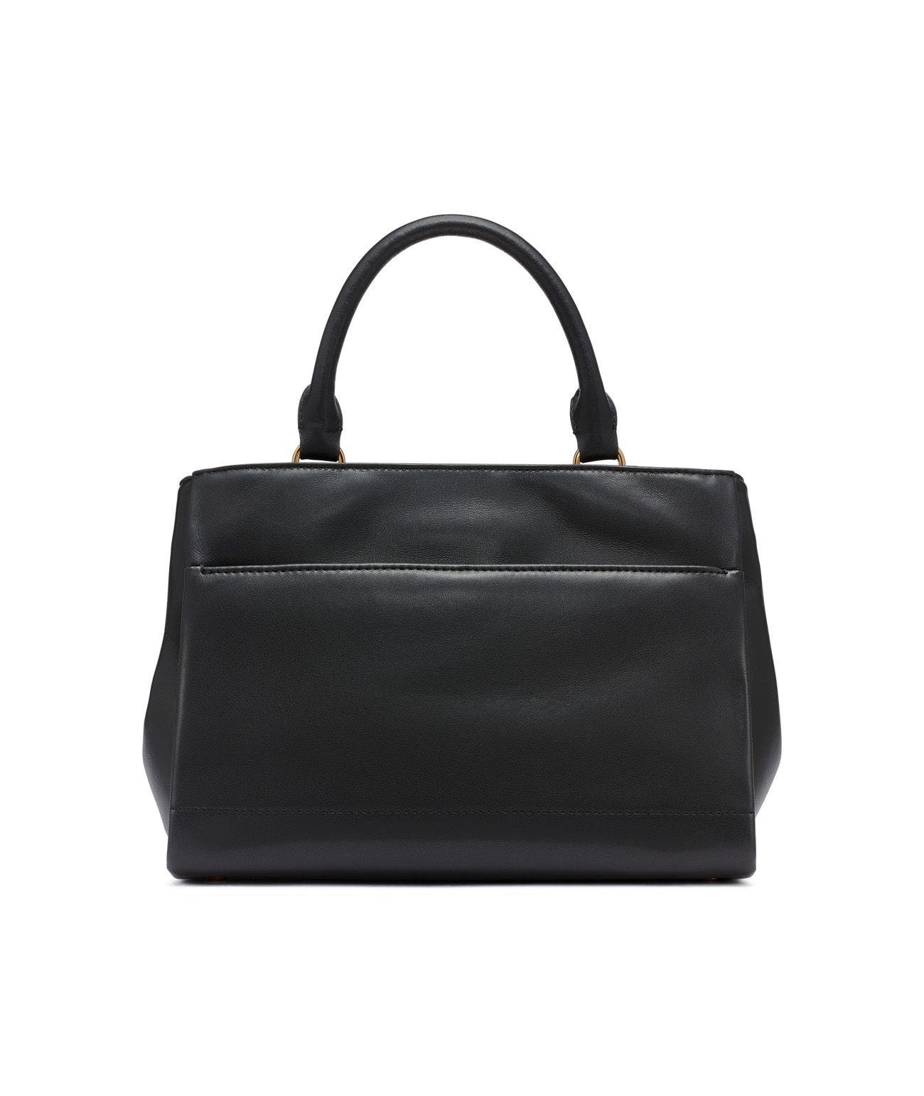 KARL LAGERFELD PARIS Liana Satchel, Alternate, color, Black