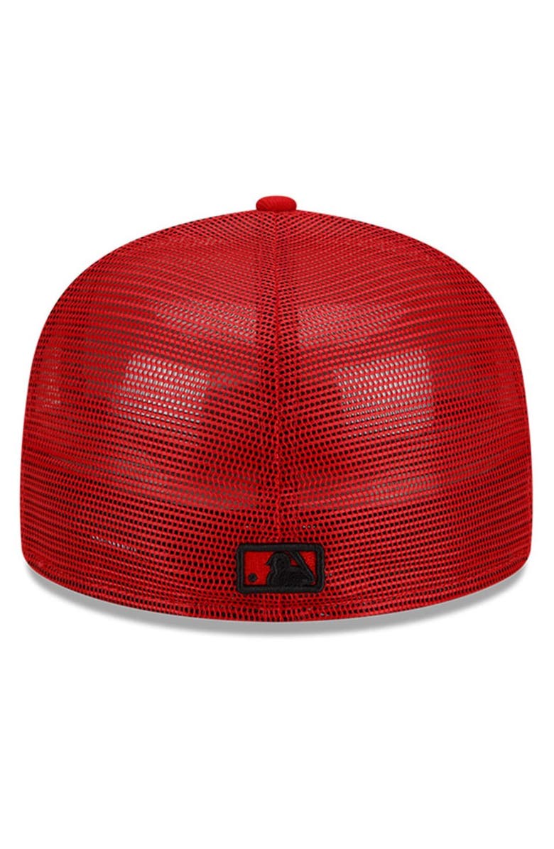 New Era Men's New Era Red Cincinnati Reds 2023 Batting Practice 59FIFTY Fitted Hat, Alternate, color,
